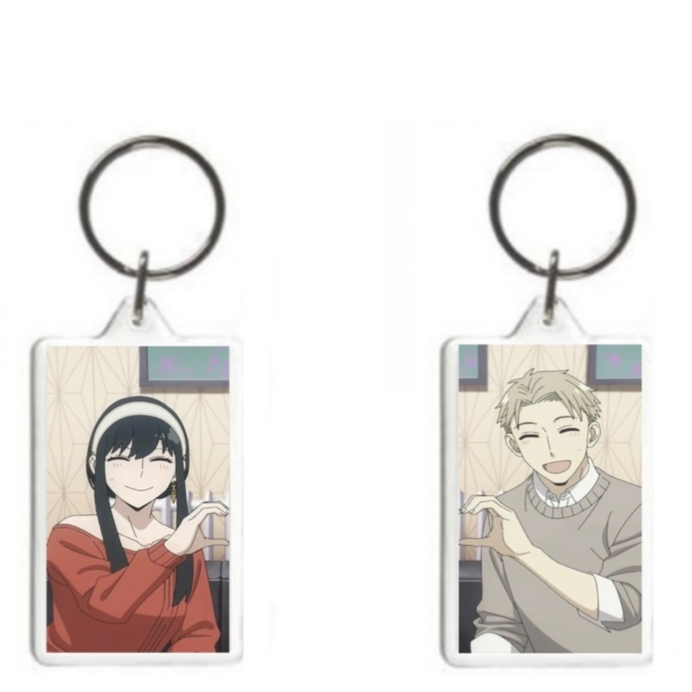 Anime matching keychain